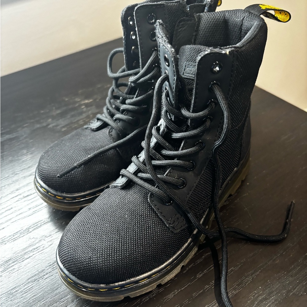 Dr. Martens Kids Black Lace-Up Boots
